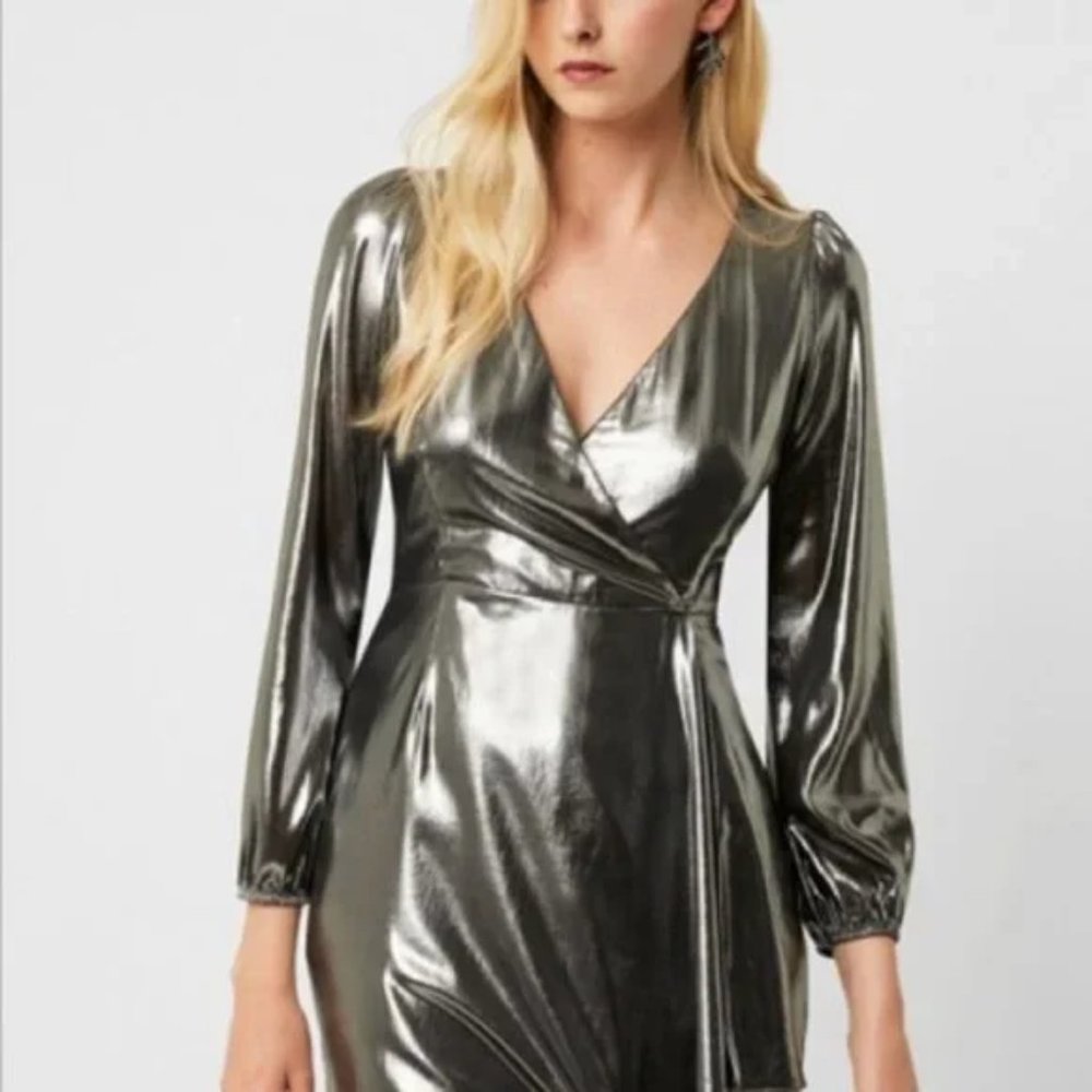 FRENCH CONNECTION Metallic Dress - Picture 16 of 16
